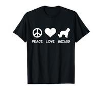 Paix, Amour, Briard T-Shirt