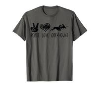 Paix, Amour et Lévrier T-Shirt