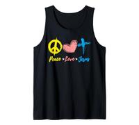 Paix Amour & Jésus-Christ Foi chrétienne & Espoir Inspiration Débardeur