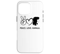 Paix Amour Kamala Harris Fierté Femmes Histoire des Noirs Coque pour iPhone 16 Pro Max