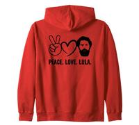 Paix Amour Lula du Brésil Style Vintage Sweat à Capuche