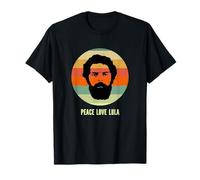 Paix Amour Lula Libre Président du Brésil 2022 T-Shirt