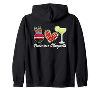 Paix Amour Margarita Boisson Mexicaine Cinco de Mayo Sweat à Capuche
