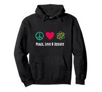 Paix, Amour Science Physique Étudiant Professeur Cadeau Sweat à Capuche