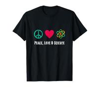 Paix, Amour Science Physique Étudiant Professeur Cadeau T-Shirt