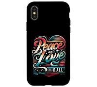 Paix et Amour pour Tous, Amour et Paix, Ensemble, Nous changeons des Vies Coque pour iPhone X/XS