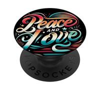 Paix et Amour pour Tous, Amour et Paix, Ensemble, Nous changeons des Vies PopSockets PopGrip Adhésif