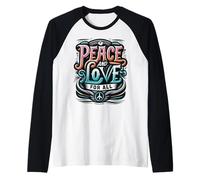 Paix et Amour pour Tous, Amour et Paix, Ensemble, Nous Pouvons Briller Manche Raglan