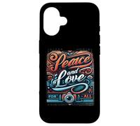 Paix et Amour pour Tous Unis, Nous Faisons rayonner l'amour et la Paix pour Tous Coque pour iPhone 16