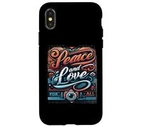 Paix et Amour pour Tous Unis, Nous Faisons rayonner l'amour et la Paix pour Tous Coque pour iPhone X/XS
