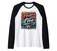 Paix et Amour pour Tous Unis, Nous Faisons rayonner l'amour et la Paix pour Tous Manche Raglan
