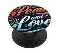 Paix et Amour pour Tous Unis, Nous Faisons rayonner l'amour et la Paix pour Tous PopSockets PopGrip Adhésif