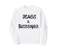 Paix et bénédictions Grands objectifs et rêves - Simplement Sweatshirt