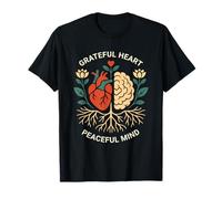Paix Intérieure Cœur Cerveau Santé Mentale Harmonie Calme T-Shirt