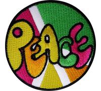 Paix Patch écusson brodé Broderie Applique fer coudre hippie Déguisement