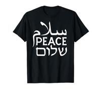 Paix Shalom Salam | Hébreu Arabe Femmes Hommes T-Shirt