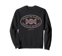 Paix sur la Terre Vérité au Ciel Globe chrétien Verse de la Bible Sweatshirt