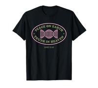 Paix sur la Terre Vérité au Ciel Globe chrétien Verse de la Bible T-Shirt