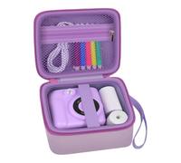 PAIYULE Sac pour appareil photo enfant pour CalineGam HiMont pour enfants verts pour appareil photo instantané Hangrui - Sac pour fille et papier imprimé (boîte uniquement), pourpre, Simple