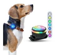 PAJ GPS - PAJ Light Mini - Collier LED Miniature Lumineux pour Chiens et Chats de Petite et Moyenne Taille - Fixation Ajustable - 100% étanche - 7 Couleurs - Visibilité et sécurité Nocturnes