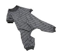 Pajamas à Chiens à Rayures SUILLE Soft Soft 4-Leg STOURABLE pour Les Pets - ÉTALIE ET COFFRICE (L)