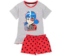 Pajamas miraculeux Girls Coccinelle Superhero T-Shirt & Long ou Shorts PJS 4-5 Ans