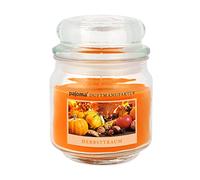 pajoma® Bougie parfumée dans un pot à bonbons 248 g, rêve d'automne | Sweet Edition Bougie de qualité supérieure à fermer, durée de combustion : environ 55 heures