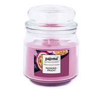 Pajoma Bougie parfumée Fruit de la Passion en verre à bonbons 248 g - Bougie de qualité supérieure à fermer pendant environ 55 heures