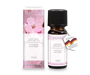 pajoma® Huile parfumée 10 ml, cerise sauvage | huiles parfumées les plus fines pour aromathérapie, lampe aromatique, diffuseur d'arômes, massage, cosmétiques naturels | Qualité supérieure