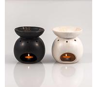 Pajoma Lampe à Parfum - Blanc et Noir - en kit