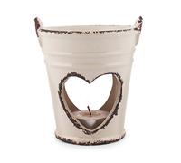pajoma Lampe à parfum en céramique Old Romantic Petit format Beige 10,5 cm
