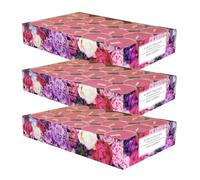pajoma® Lot de 3 bougies chauffe-plat parfumées Roses & Berries - 90 bougies chauffe-plat parfumées dans une coque en aluminium - Durée de combustion : environ 4 heures - Hauteur : 1,5 cm - Diamètre :