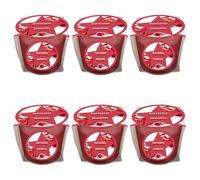 pajoma® Lot de 6 mini bougies parfumées pomme cuite - Édition Noël - Poids de cire : 45 g - Durée de combustion : 10 heures - Dans un élégant emballage cadeau - Qualité supérieure