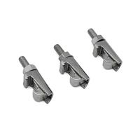 PAJPXPCD 1pcs M8 M10 M12 ISO Double Claw Clamp 304 Stainless Steel Vacuum Flange Fitting Groove Hook Type Caliper Screw C Clamp Hook(M12)