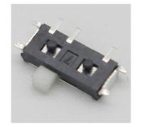 PAJPXPCD Interrupteur à glissière miniature horizontal à 7 broches, 2 positions, marche/arrêt, 1P2T, H = 1,5 mm, SMD, 20 pièces