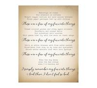 PAJPXPCD Vintage Music Notes Art Print - Retro Composition Poster, Abstract Wall Decor for Modern Living Room, Office, or Music Room(Framed,12x18inch(30x45cm))