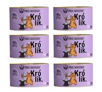 PAKA ZWIERZAKA - ALIMENTATION MOCRA pour chats avec lapin Monoprotéine 200g x6