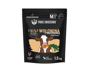Paka Zwierzaka - Nourriture sèche SH Beef avec carottes « M » 1.5kg