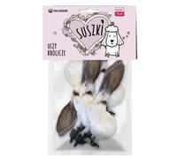 PAKA ZWIERZAKA Oreilles de lapin avec fourrure 4 pcs.