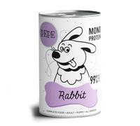 Paka Zwierzaka PEPE nourriture humide pour chien avec lapin en conserve 12x 400g