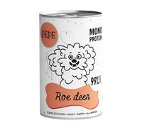 PAKA ZWIERZAKA PEPE Roe Deer 99% (chevreuil) 400 g alimentation monoprotéique
