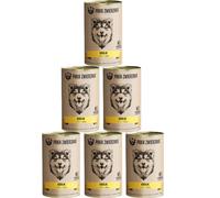 PAKA ZWIERZAKA Rabbit,Wild Boar&Pumpkin Aliment humide pour chiens avec du lapin, du sanglier et de la citrouille 6x400 g