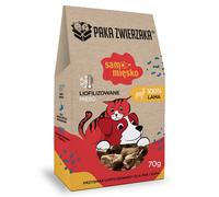 PAKA ZWIERZAKA Viande pure Lama viande lyophilisée pour chien et chat 70 g