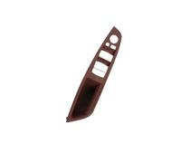 PAKAGVTTB pour BMW Série 5 F10 F11 F18 520 523 Poignée Intérieure Porte Avant Panneau Intérieur Siège Conducteur Cadre Commutateur Boîte Rangement Couvercle Porte Intérieure Porte Poignée(LHD Red)