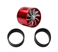 PAKAGVTTB Tuyau d'air D'admission 1 Pièces Moteur À Aspiration Naturelle Turbocompressé À Roue Unique Automobile Prise Puissance Plus Accessoires Type Universel(Red)