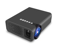 PAKCEEINC Mini projecteur HD pour la maison, connexion à un téléphone intelligent, projecteur de cinéma maison LCD 130 pouces compatible avec 1080P USB, disque dur mobile, carte SD, AV HDMI, VGA
