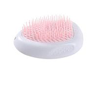PAKEY Brush for Pet Massage Grooming Long Short Hair with Cleaning Button for Shedding Bath Massage Pink Comb