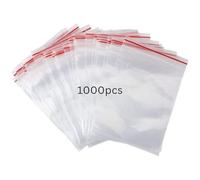 Pakico | Lot de 1000 sachets en plastique transparents refermables de 15 x 20 cm | Épais et durables | Sachets de fermeture | Sacs à biscuits | Emballages à bijoux | Sacs alimentaires | Petits sachets