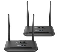 PAKITE Émetteur et récepteur HDMI sans fil, 1080p 60 Hz, boucle HDMI, portée 200 m, 1 TX à 4 RX, extension à distance infrarouge, streaming vidéo de l'appareil photo, décodeur de câble vers HDTV,