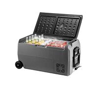 PAKJEL 36l 50l 60l 12v Double Zone Mini Réfrigérateur/Congélateur avec Compresseur Portable Refroidisseur Accessoire De Voiture for Camper Van Voyage (Color : 60L Dual Zone)